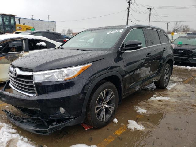 TOYOTA HIGHLANDER 2016 with VIN 5TDJKRFH6GS255811 - Photo from auction
