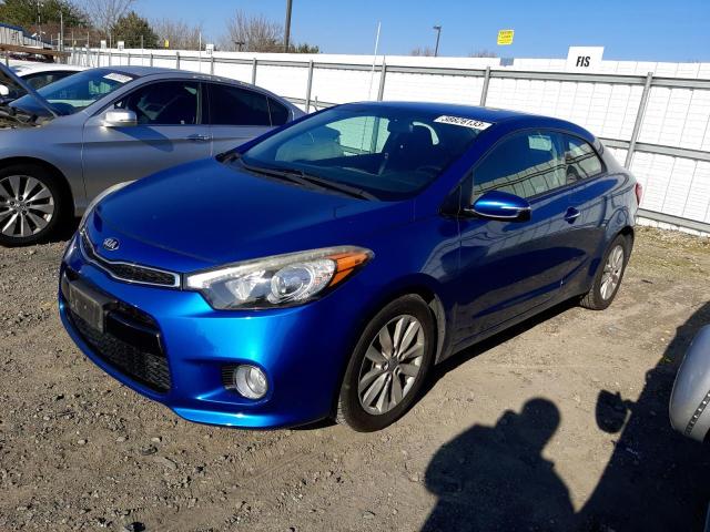 KIA FORTE EX 2014 with VIN KNAFX6A89E5221908 - Photo from auction