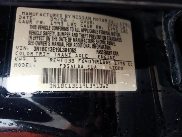 Photo 14 from auction – 2009 NISSAN VERSA S with VIN 3N1BC13E19L391062