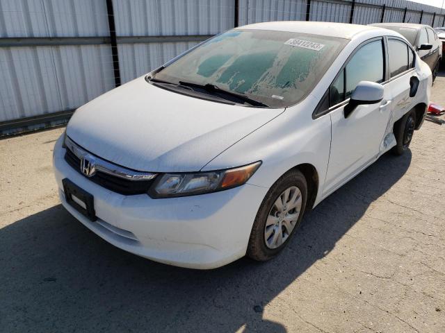 HONDA CIVIC LX 2012 with VIN 19XFB2F50CE356432 - Photo from auction