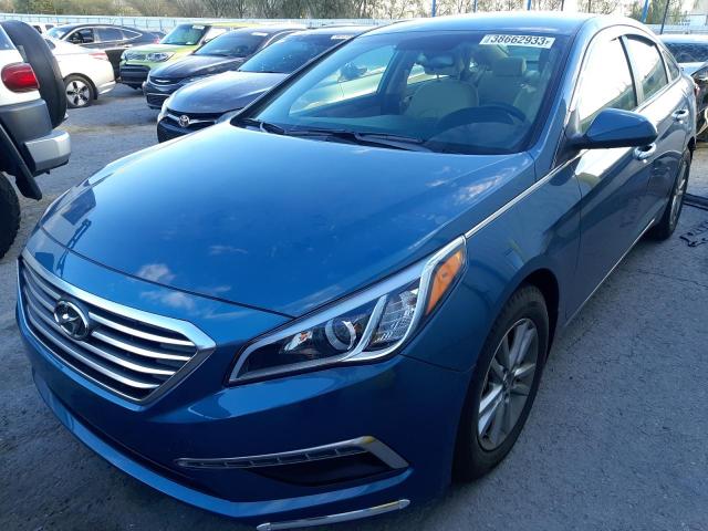 HYUNDAI SONATA SE 2015 with VIN 5NPE24AF5FH234480 - Photo from auction