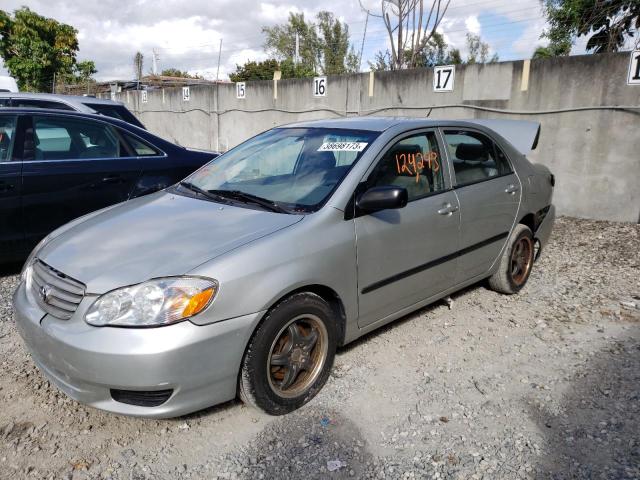 TOYOTA COROLLA CE 2003 with VIN JTDBR32E230005066 - Photo from auction