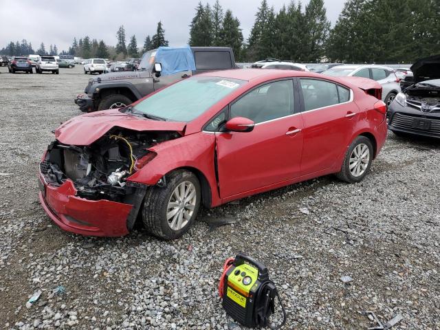 KIA FORTE EX 2014 with VIN KNAFX4A83E5053459 - Photo from auction