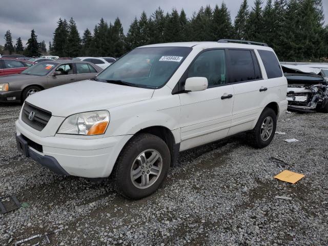 HONDA PILOT EXL 2004 with VIN 2HKYF18624H564824 - Photo from auction