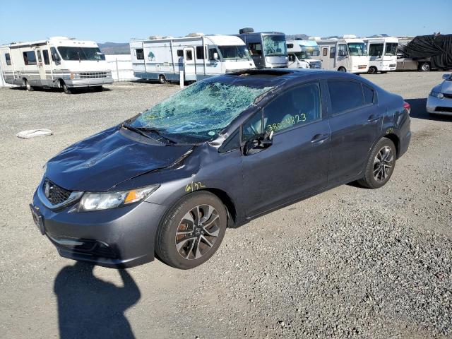 HONDA CIVIC EX 2013 with VIN 19XFB2F89DE293035 - Photo from auction