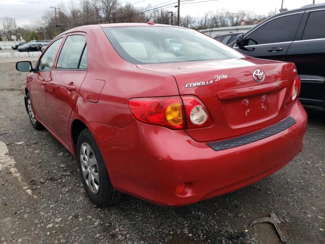 Photo 2 from auction – 2009 TOYOTA COROLLA BA with VIN JTDBL40E49J040513