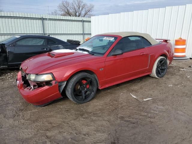 FORD MUSTANG GT 2002 with VIN 1FAFP45X12F233765 - Photo from auction