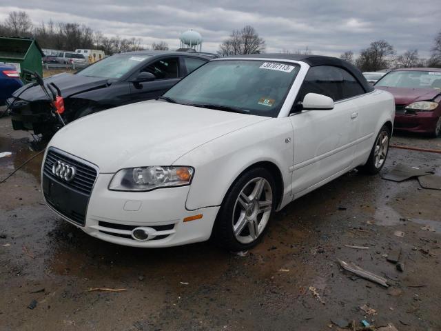 AUDI A4 2.0T CA 2007 with VIN WAUDF48H37K025133 - Photo from auction