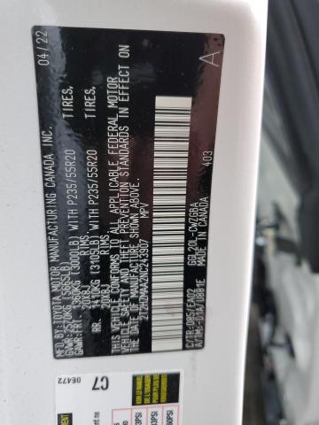 Photo 14 from auction – 2022 LEXUS RX 350 with VIN 2T2HZMAA2NC243907