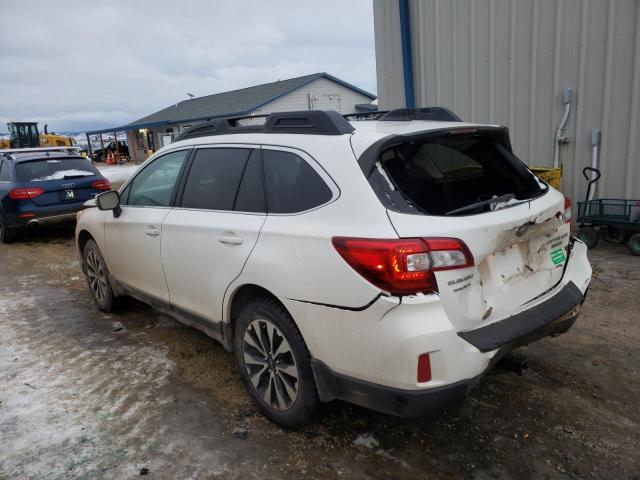 Photo 2 from auction – 2016 SUBARU OUTBACK 3. with VIN 4S4BSENC6G3263035
