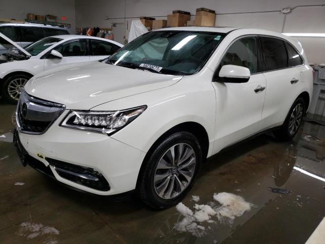 ACURA MDX TECHNO 2016 with VIN 5FRYD4H43GB037527 - Photo from auction