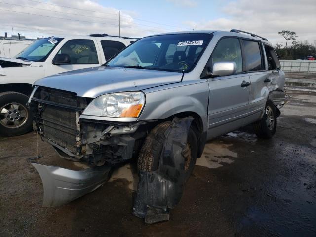 HONDA PILOT EX 2005 with VIN 5FNYF18455B066731 - Photo from auction
