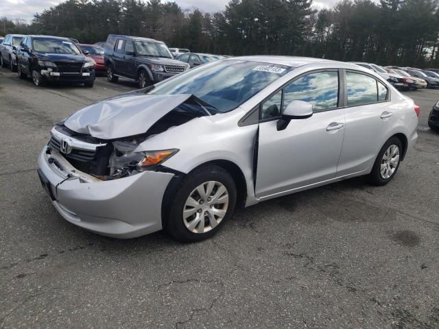 HONDA CIVIC LX 2012 with VIN 2HGFB2F54CH607183 - Photo from auction