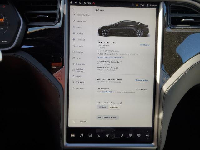 Photo 9 from auction – 2020 TESLA MODEL S with VIN 5YJSA1E20LF402628