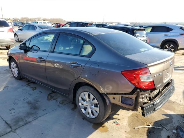 Photo 2 from auction – 2012 HONDA CIVIC LX with VIN 2HGFB2F5XCH591894