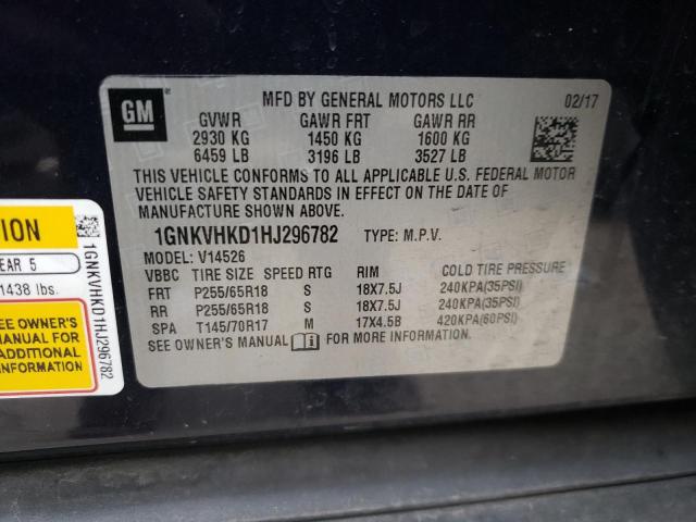 Photo 14 from auction – 2017 CHEVROLET TRAVERSE L with VIN 1GNKVHKD1HJ296782