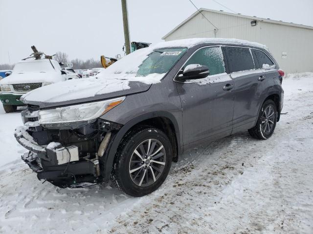 TOYOTA HIGHLANDER 2018 with VIN 5TDJZRFH5JS825817 - Photo from auction