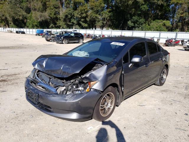 HONDA CIVIC LX 2012 with VIN 19XFB2E5XCE066362 - Photo from auction