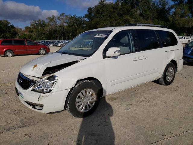 KIA SEDONA LX 2014 with VIN KNDMG4C73E6543439 - Photo from auction