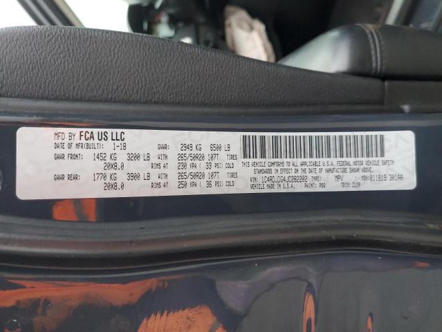 Photo 14 from auction – 2018 DODGE DURANGO GT with VIN 1C4RDJDG4JC282202