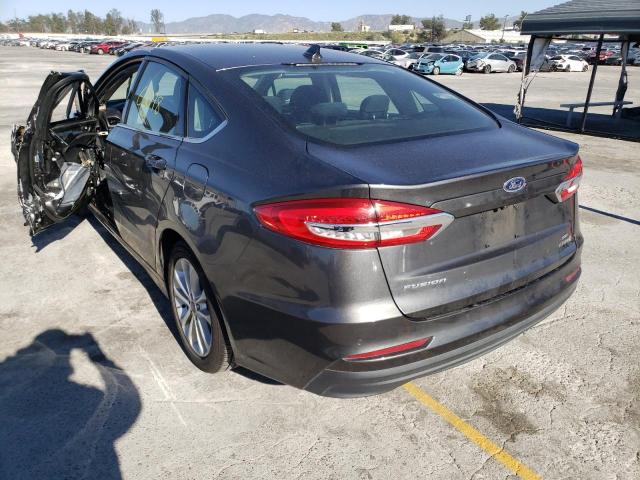 Photo 2 from auction – 2019 FORD FUSION SE with VIN 3FA6P0LU8KR148538