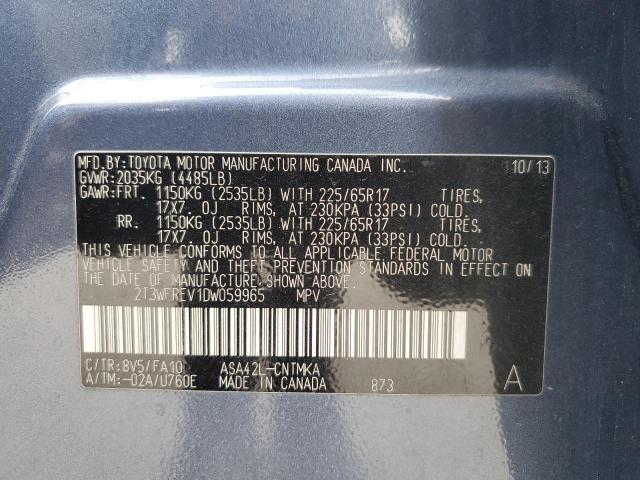 Photo 14 from auction – 2013 TOYOTA RAV4 XLE with VIN 2T3WFREV1DW059965