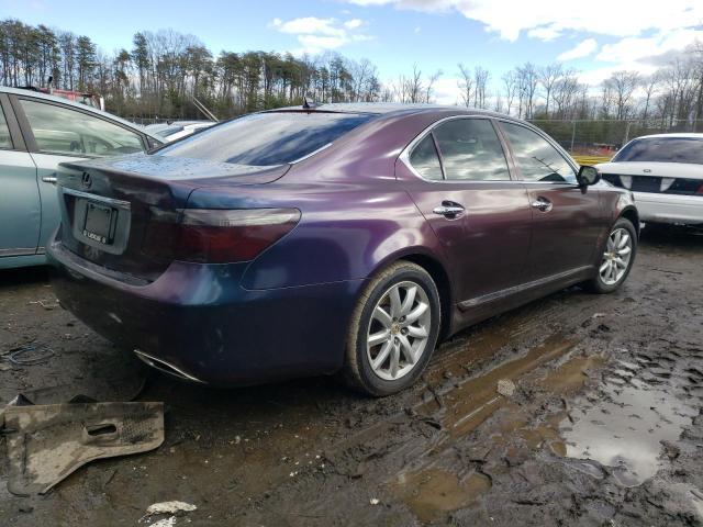 Photo 3 from auction – 2007 LEXUS LS 460 with VIN JTHBL46FX75029570