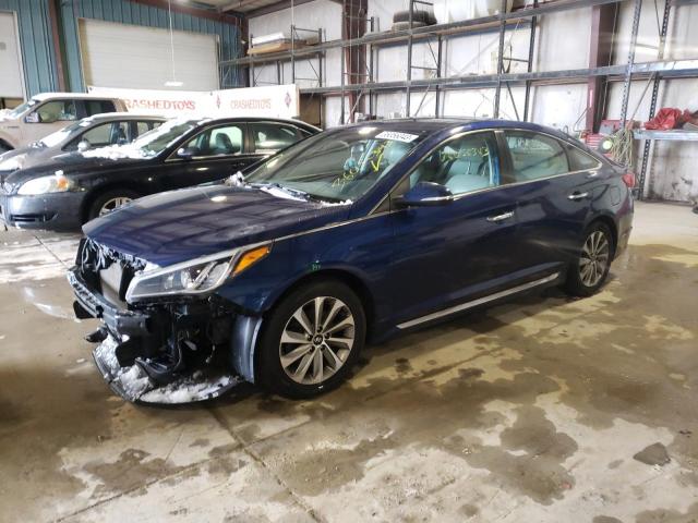 HYUNDAI SONATA SPO 2016 with VIN 5NPE34AF3GH422123 - Photo from auction