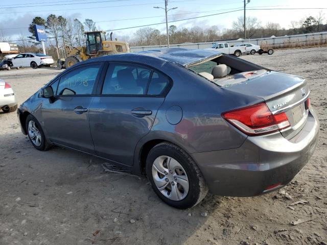 Photo 2 from auction – 2013 HONDA CIVIC LX with VIN 19XFB2F59DE058639