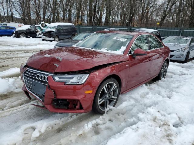 AUDI A4 PREMIUM 2018 with VIN WAUENAF4XJA143649 - Photo from auction