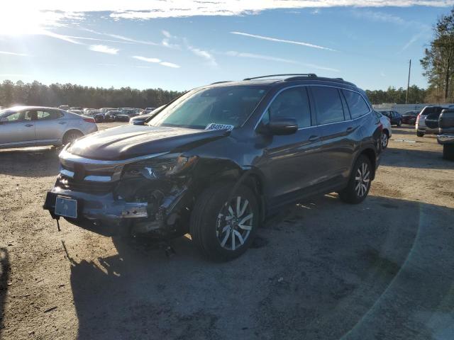 HONDA PILOT EXL 2021 with VIN 5FNYF5H57MB024415 - Photo from auction