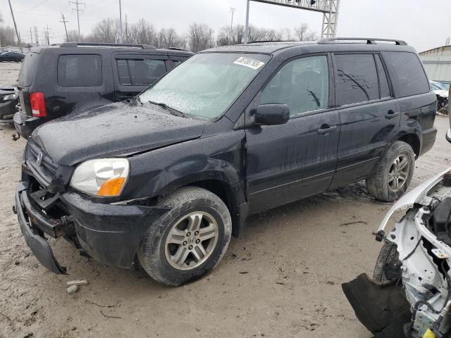 HONDA PILOT EXL 2005 with VIN 2HKYF18545H536533 - Photo from auction