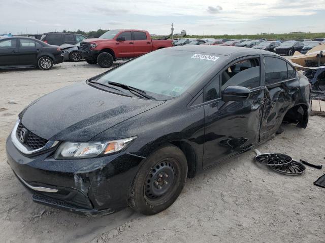 HONDA CIVIC LX 2014 with VIN 19XFB2F54EE020463 - Photo from auction