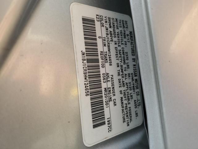 Photo 14 from auction – 2017 NISSAN ROGUE with VIN JN1BJ1CR9HW124656