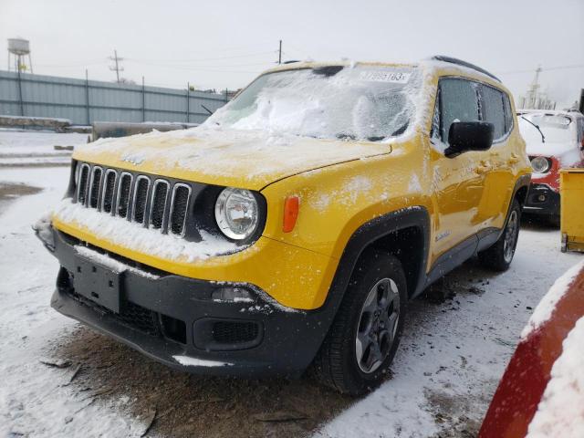 JEEP RENEGADE S 2017 with VIN ZACCJBAB5HPF20951 - Photo from auction