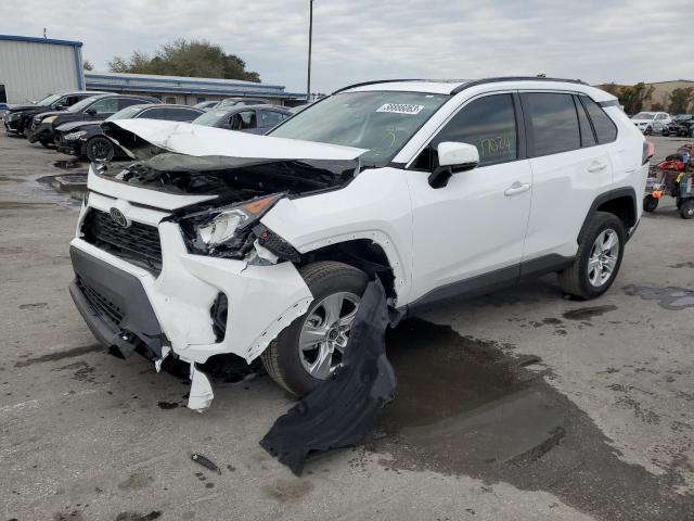 TOYOTA RAV4 XLE 2021 with VIN 2T3W1RFVXMC166947 - Photo from auction