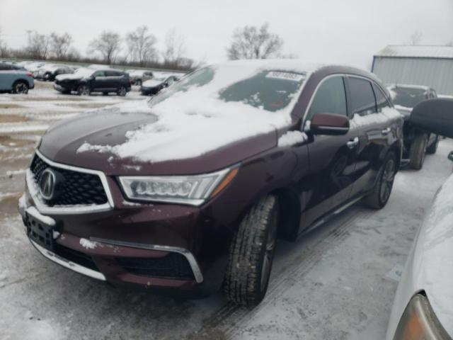 ACURA MDX TECHNO 2017 with VIN 5FRYD4H55HB021193 - Photo from auction