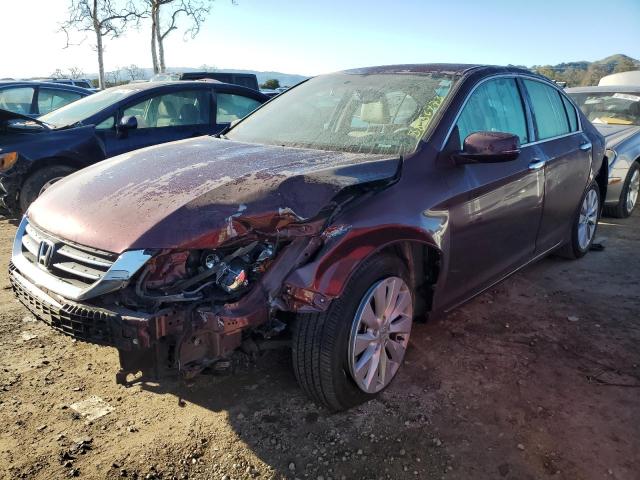 HONDA ACCORD EXL 2015 with VIN 1HGCR2F81FA190780 - Photo from auction