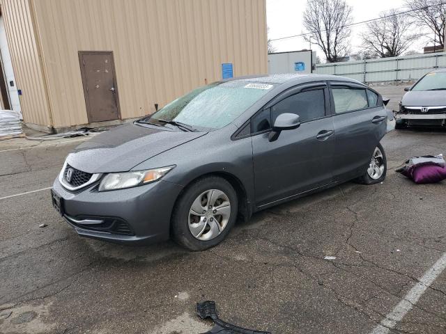 HONDA CIVIC LX 2013 with VIN 2HGFB2F59DH523085 - Photo from auction