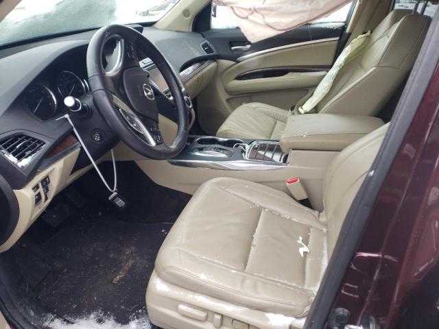 Photo 7 from auction – 2017 ACURA MDX TECHNO with VIN 5FRYD4H55HB021193
