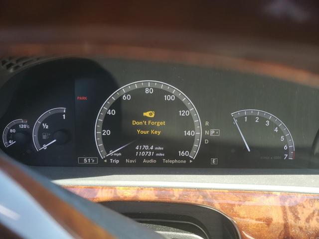 Photo 9 from auction – 2012 MERCEDES-BENZ S 550 with VIN WDDNG7DB8CA444401