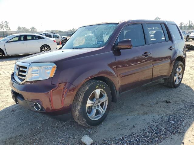 HONDA PILOT EX 2013 with VIN 5FNYF3H43DB040543 - Photo from auction