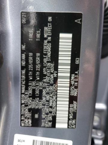Photo 14 from auction – 2021 TOYOTA HIGHLANDER with VIN 5TDGZRBH2MS131252