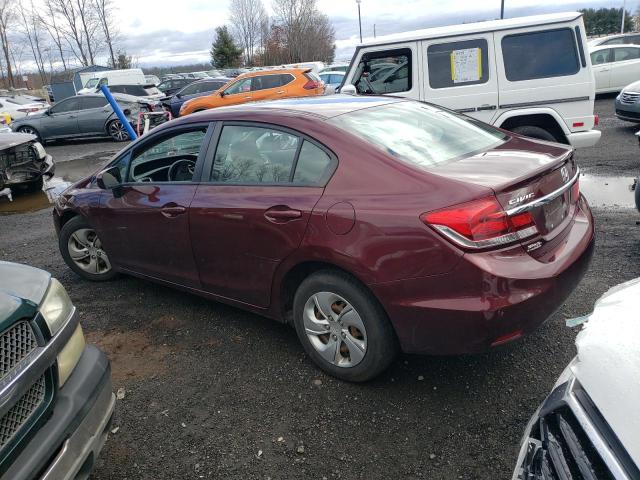 Photo 2 from auction – 2015 HONDA CIVIC LX with VIN 19XFB2F57FE267980