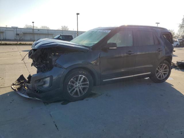 FORD EXPLORER X 2017 with VIN 1FM5K7D80HGC77402 - Photo from auction