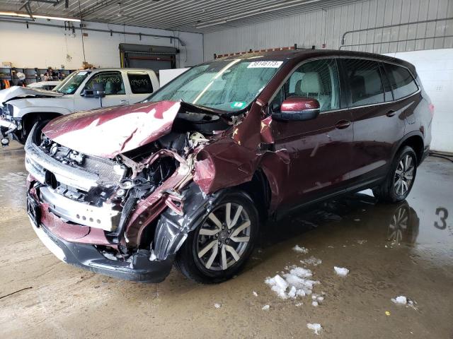 Photo 1 from auction – 2021 HONDA PILOT EX with VIN 5FNYF6H37MB061243