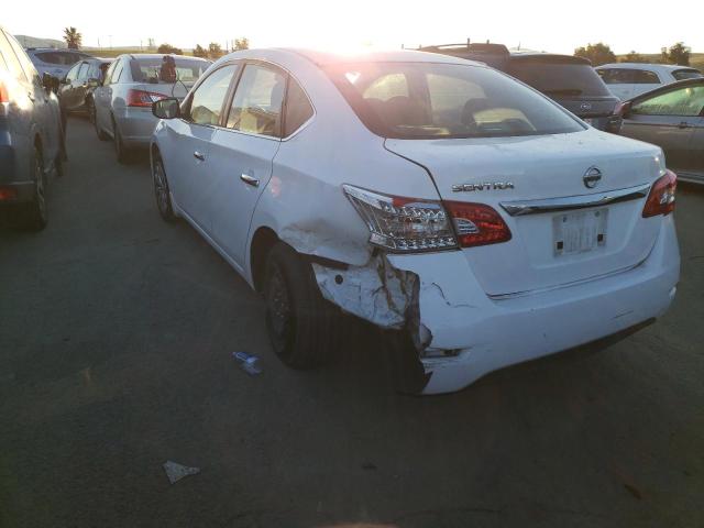 Photo 2 from auction – 2015 NISSAN SENTRA S with VIN 3N1AB7AP2FY266933