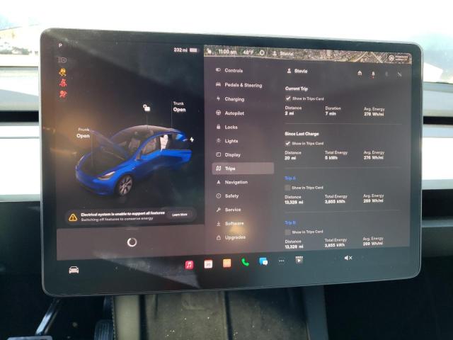 Photo 9 from auction – 2021 TESLA MODEL Y with VIN 5YJYGAEE0MF238771