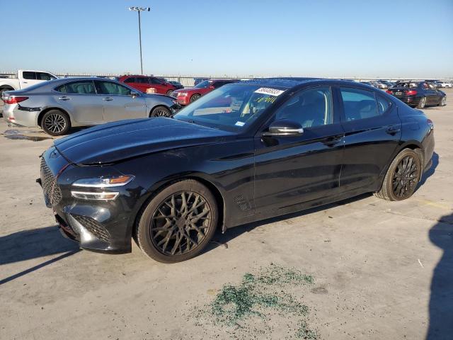 GENESIS G70 BASE 2022 with VIN KMTG34TA3NU088111 - Photo from auction