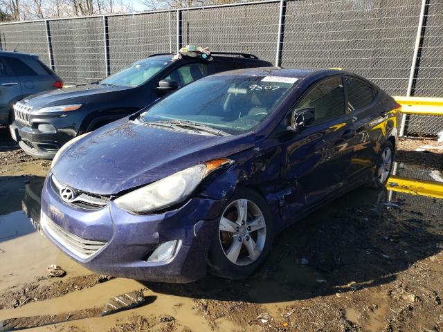HYUNDAI ELANTRA GL 2012 with VIN 5NPDH4AE9CH119507 - Photo from auction